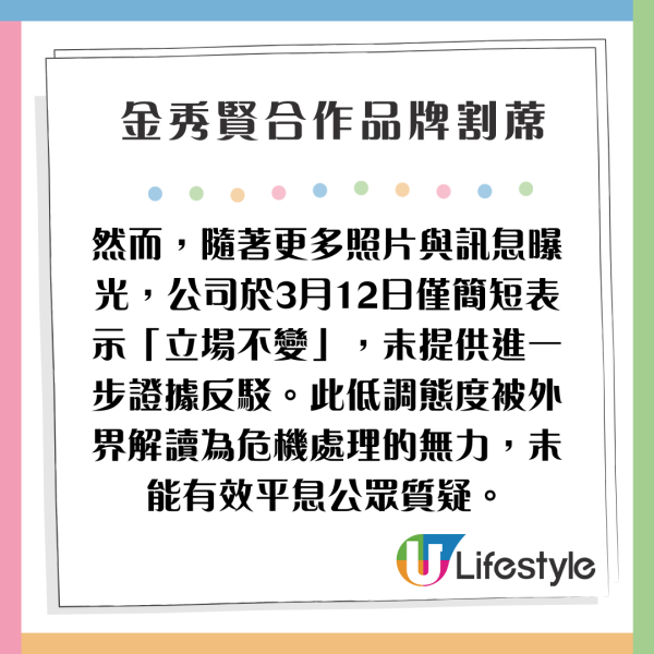 金秀賢合作代言品牌疑宣佈割席 形象大插水廣告地位岌岌可危