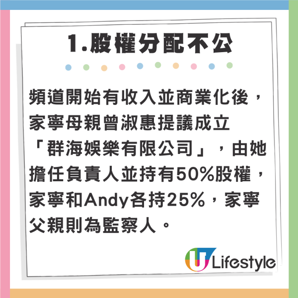 百萬KOL家寧與Andy爭議懶人包 怒列8宗罪 網民齊心捐款撐打官司 