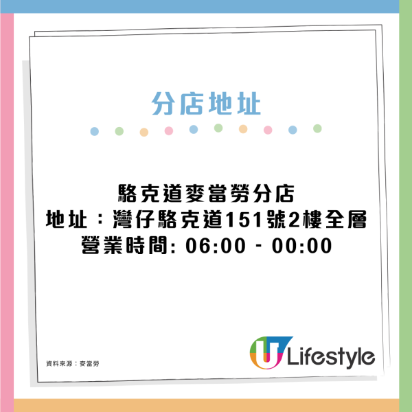 麥當勞金鐘海富店將全面翻新 周六起停業一個月料4月中重開