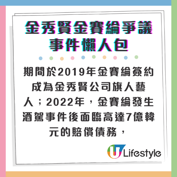 金秀賢金賽綸懶人包｜2015年起十年時間線全整理 被爆6年情逝糾纏7億韓元