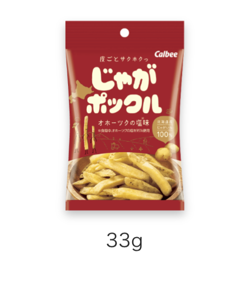 最受歡迎日本手信第9位：Calbee卡樂B「薯條三兄弟」（北海道）