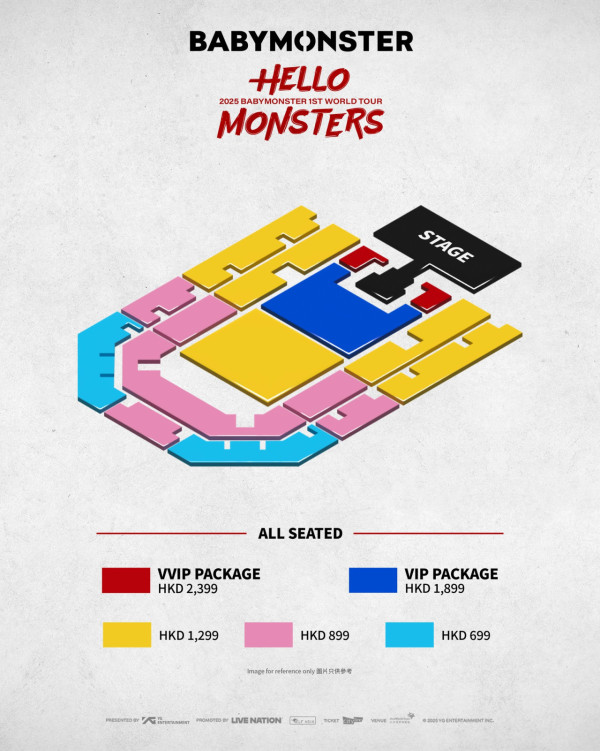 BABYMONSTER香港演唱會2025︱韓國實力五代女團首度襲港！世界巡迴香港站 票價／開售日期／座位表（不斷更新）