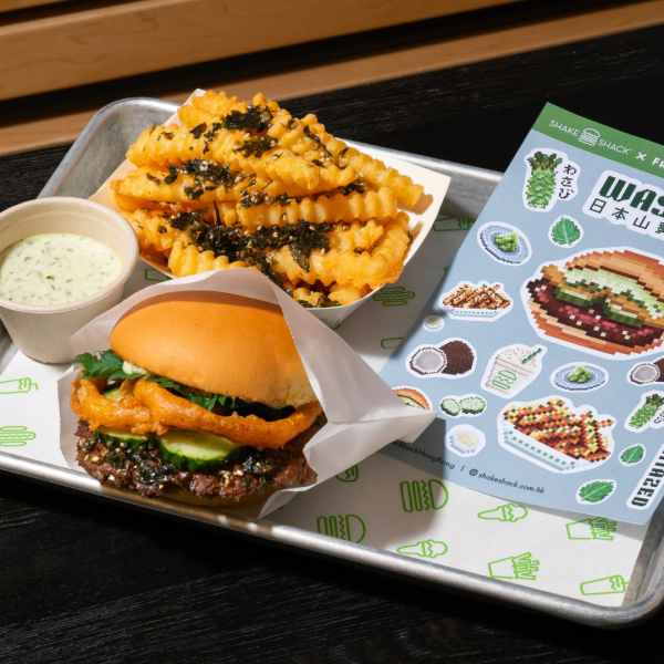 Shake Shack全新限定日本山葵牛肉漢堡　辛辣山葵香鬆薯條／邪惡芝士椰子奶昔