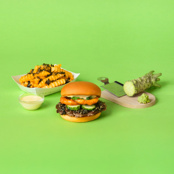 Shake Shack全新限定日本山葵牛肉漢堡　辛辣山葵香鬆薯條／邪惡芝士椰子奶昔