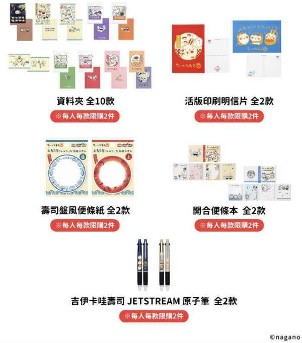 Chiikawa台北華山壽司主題快閃店3.22開幕 逾50款周邊商品+限定彩繪列車同步登場！ 