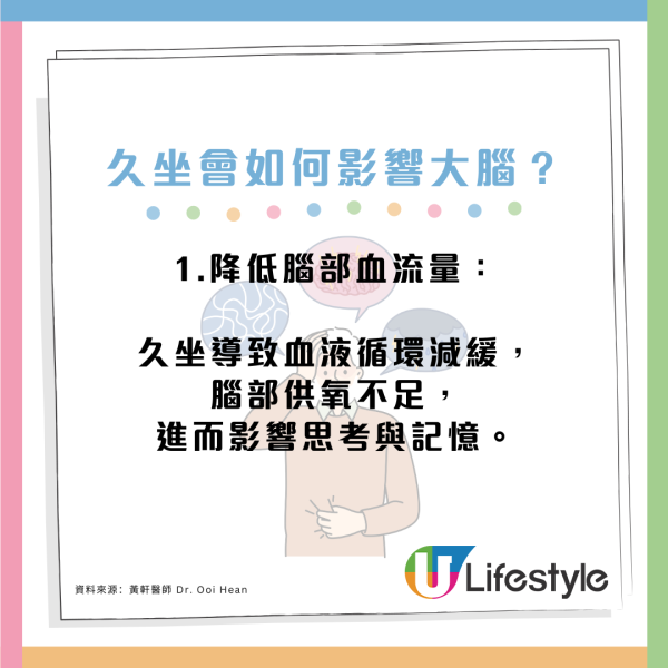 坐足4個鐘等於大腦老化2至4年？醫生教6個方法拯救大腦