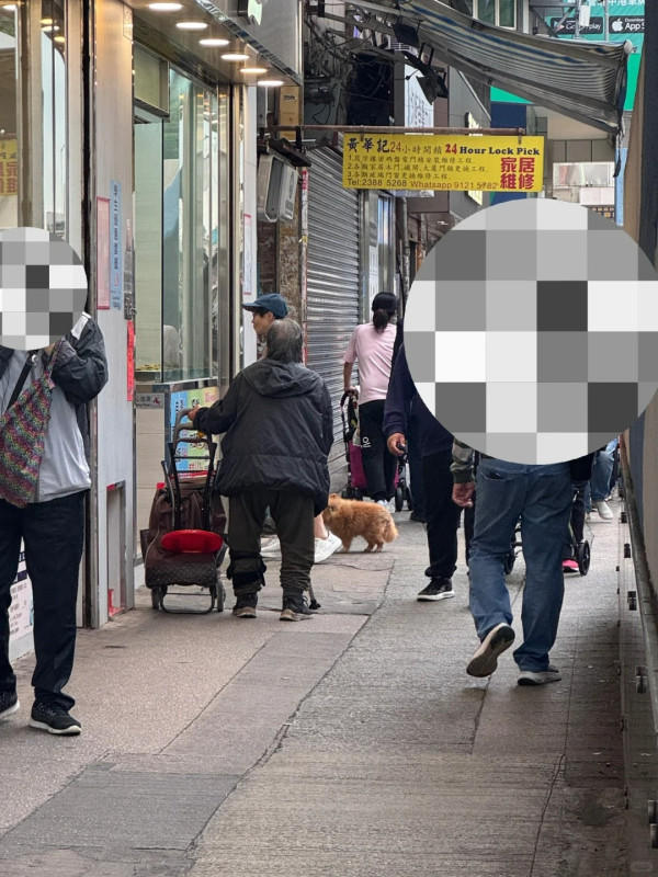 內地留學生稱於香港街頭遭阿婆打!小腿青腫一片!感憤怒但1原因不報警