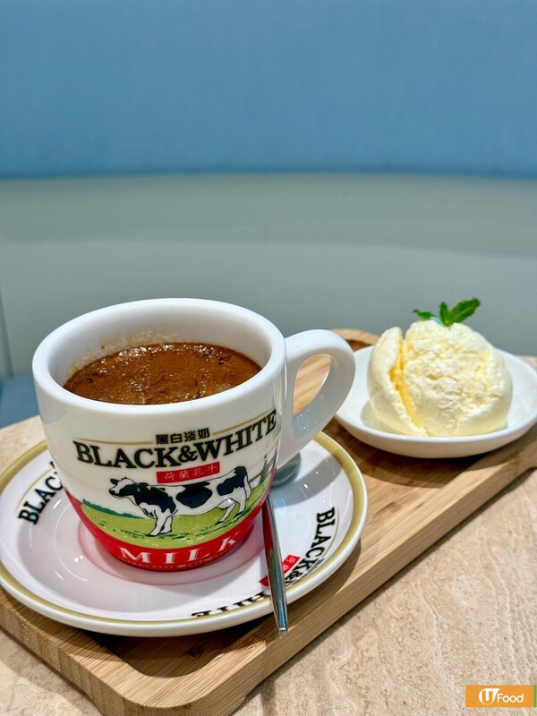 全日免收加一！灣仔清新打卡淺藍白咖啡店  鵝肝菠蘿包／奶茶焦糖燉蛋／明太子蟹肉意粉