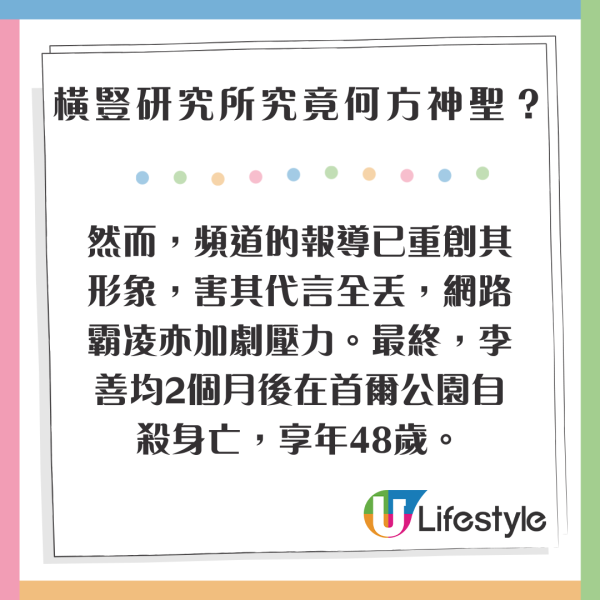 橫豎研究所究竟何方神聖？ 曾踢爆李善均涉毒 強調不受權勢影響 
