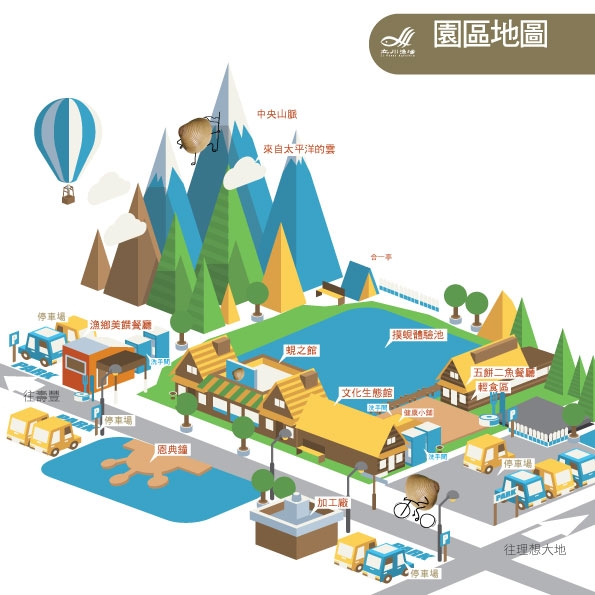 立川漁場地圖（圖片來源：立川漁場）