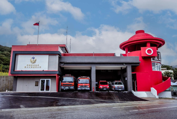 台灣花蓮景點 花蓮巨大消防栓觀景台（圖片來源：花蓮縣消防局）