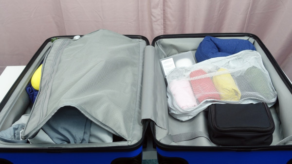 建議將液體（如護膚品、洗漱用品）放在托運行李中，以避免安檢時的麻煩。（資料圖片）