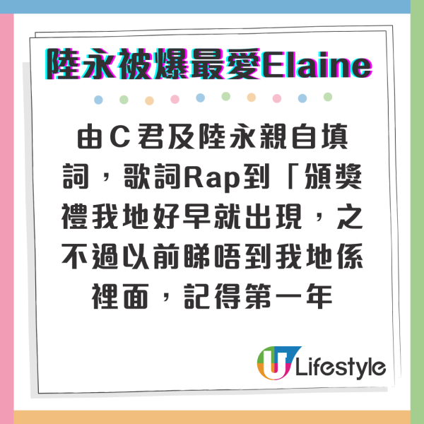 Cookies合體｜農夫陸永被爆曾「最愛」Cookies Elaine 15年前超直接公然表白