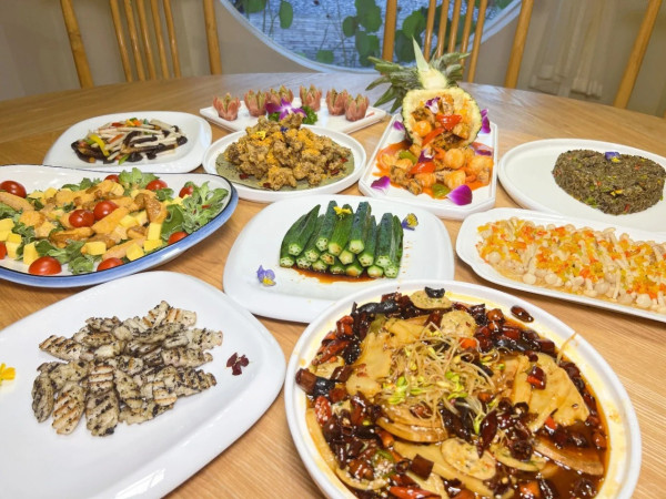 素園素食茶館(圖片來源:小紅書@link) 素園素食茶館(圖片來源:小紅書@link)