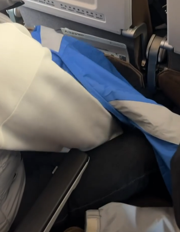 貪心夫妻搭飛機1招勁熟手偷毛毯 遭全程拍攝 網民留言:污糟到唔想用
