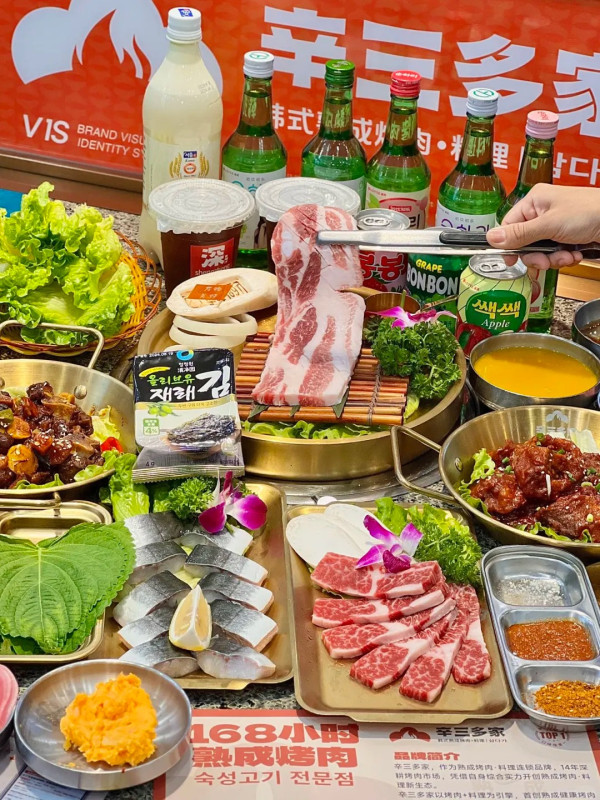 辛三多家韓國料理.烤肉(圖片來源:小紅書@bbb) 辛三多家韓國料理.烤肉(圖片來源:小紅書@bbb)