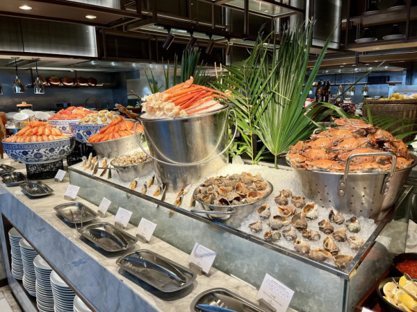 珠海仁恒洲際酒店自助餐(圖片來源:小紅書@欣菱凝静) 珠海仁恒洲際酒店自助餐(圖片來源:小紅書@欣菱凝静)