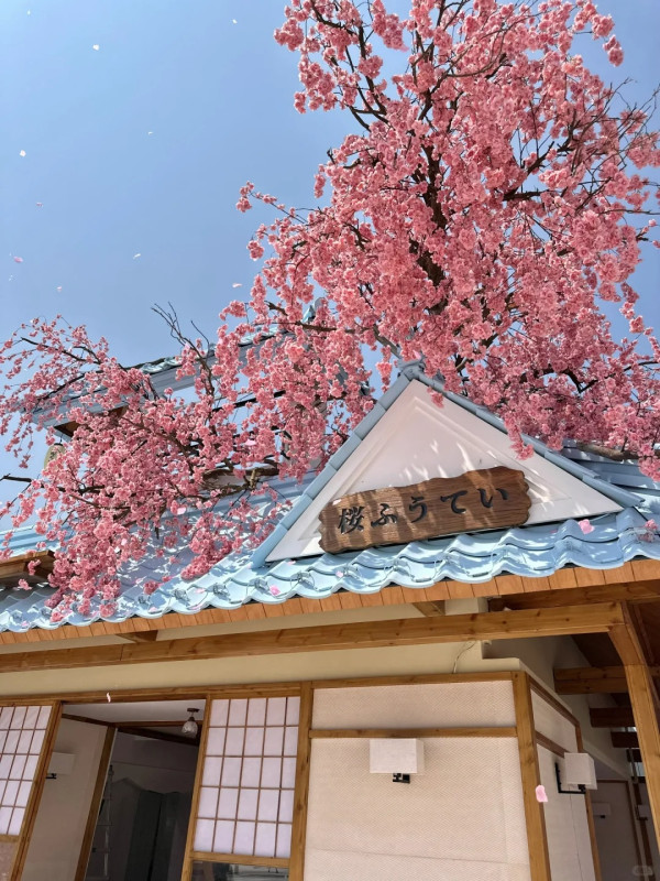 深圳打卡Cafe｜日式庭園配粉色櫻花樹！定期換場景！繡球花異國風情小鎮 