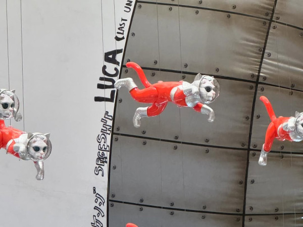 日本全新藝術館重磅開幕 湖面漂浮著一個巨型貓島 