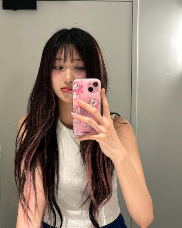 挑染款式 線條染