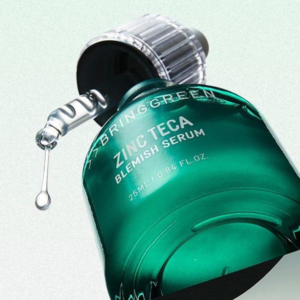 韓國護膚品推薦｜銷量排名9位. Bring Green Zinc Teca Blemish Serum 修護精華