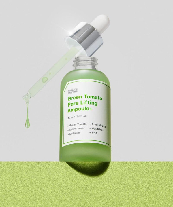 韓國護膚品推薦｜銷量排名10位. SUNGBOON Editor 綠番茄毛孔緊緻安瓶精華