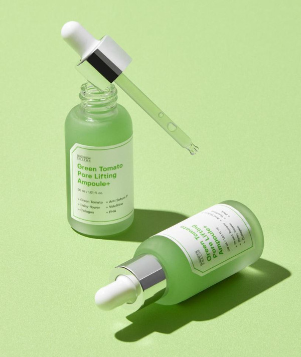 韓國護膚品推薦｜銷量排名10位. SUNGBOON Editor 綠番茄毛孔緊緻安瓶精華