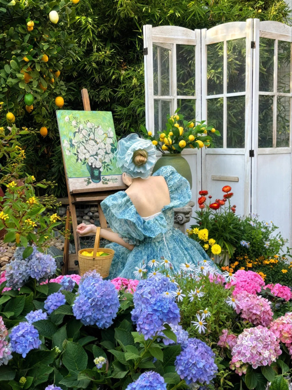 深圳沉浸式Cafe有如秘密花園!繡球花海+瀑布石牆+租借仙女裙打卡一流