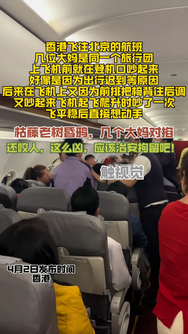 有片！深圳機上驚現MMA場面失控 女子不滿男孩狂踢椅背出擊 母：他只是孩子 