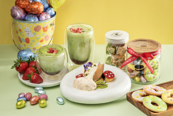 中環美食｜The Ice Cream & Cookie Co復活節限定系列  草莓抹茶拿鐵/焦糖朱古力蛋殼/咖啡布朗尼蛋糕/主題造型曲奇