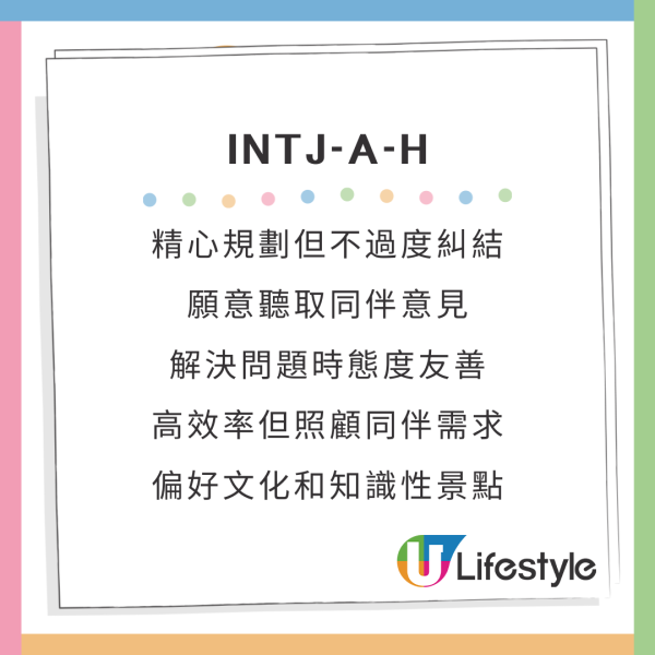 新版MBTI加入4個英文字母A/O、H/C變64型人格!哪類旅伴同你最夾?附測驗連結
