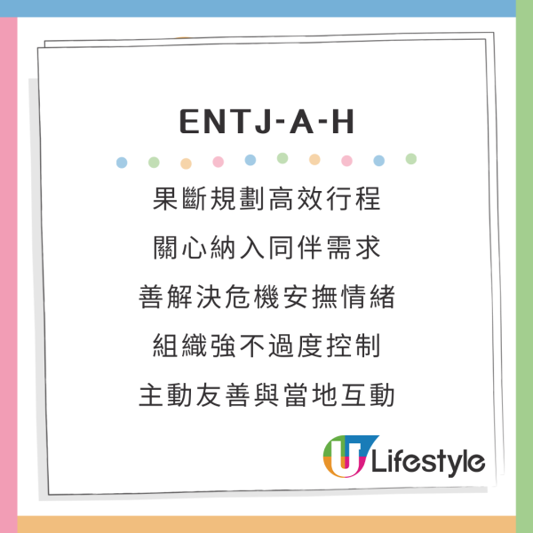 新版MBTI加入4個英文字母A/O、H/C變64型人格!哪類旅伴同你最夾?附測驗連結