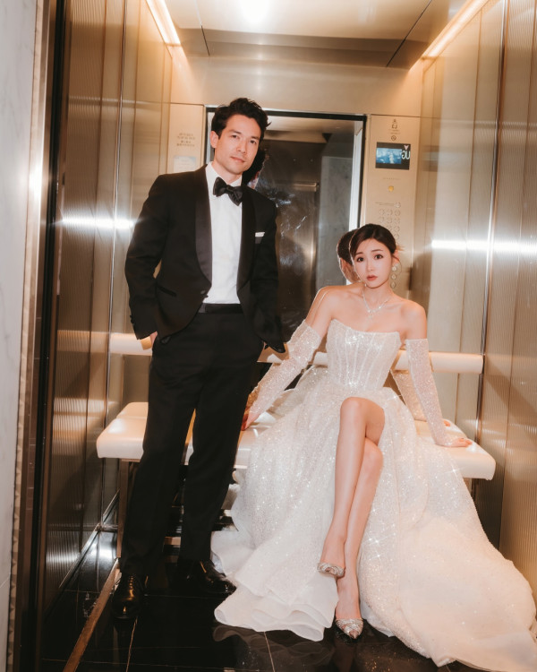 簡淑兒戴巨鑽出嫁意大利城堡舉行婚禮 麥大力兩字回應造人大計嚇窒全場