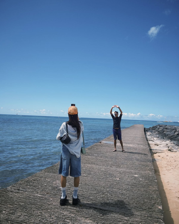 Jace遊夏威夷參加婚禮 父親霸氣模樣曝光被盛讚：可出道 