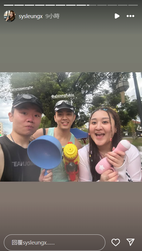 伍富橋與富妻泰國過潑水節!濕身誘惑大曬久違朱古力腹肌