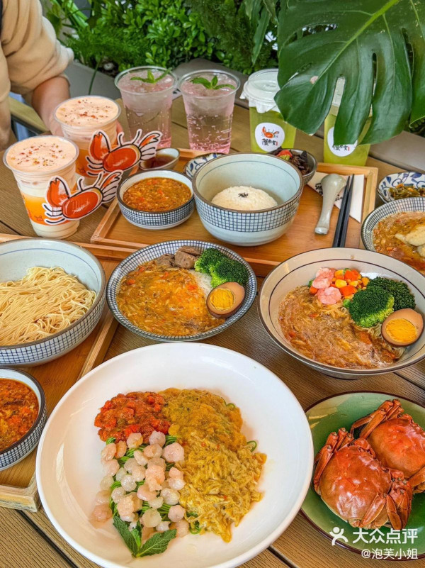 深圳必食蟹黃麵專門店蟹叁寶 蟹粉小籠包/蟹黃拌麵超邪惡!