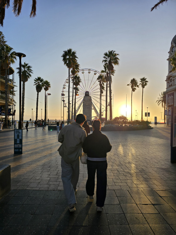 帶阿姐看世界|汪明荃周嘉洛澳洲拍旅遊節目 78歲阿姐克服畏高挑戰165呎高空運動
