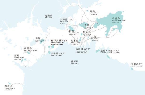 2025瀨戶內國際藝術祭會場(圖片來源:瀨戶內國際藝術祭官網) 2025瀨戶內國際藝術祭會場(圖片來源:瀨戶內國際藝術祭官網)