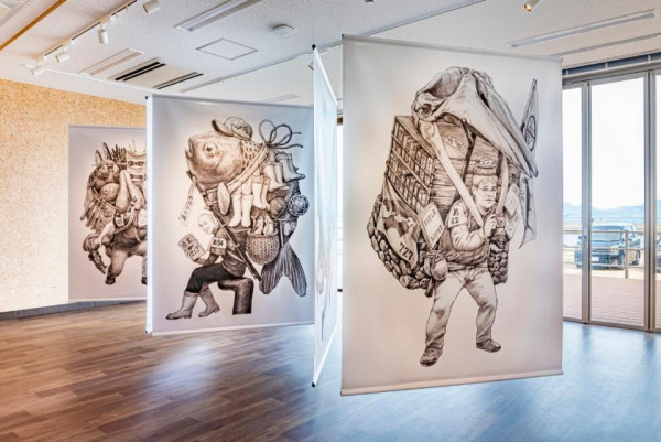 引田區展品(圖片來源:瀨戶內國際藝術祭官網) 引田區展品(圖片來源:瀨戶內國際藝術祭官網)