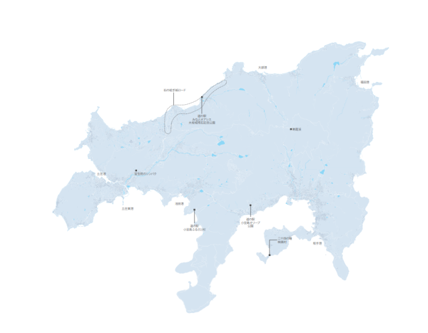 小豆島地圖(圖片來源:瀨戶內國際藝術祭官網) 小豆島地圖(圖片來源:瀨戶內國際藝術祭官網)