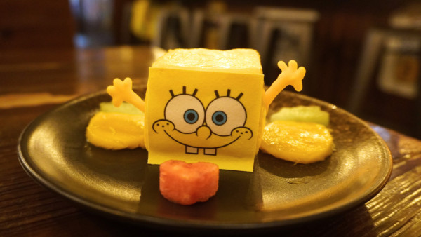 海綿寶寶首次聯乘大叔拉麵主題拉麵店 免費陶瓷碗／海綿寶寶造型杯／限定卡通精品