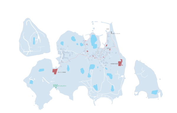 犬島地圖(圖片來源:瀨戶內國際藝術祭官網) 犬島地圖(圖片來源:瀨戶內國際藝術祭官網)