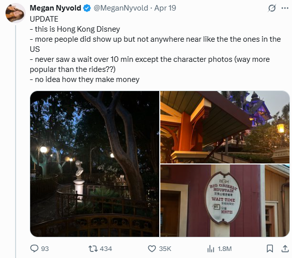 復活節香港迪士尼罕見冷清 旅客包場玩機動遊戲問:為何只有我一個?