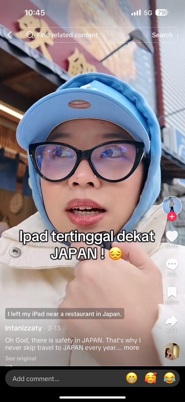 遊客日本街頭唔見iPad 隔天發現原封不動勁感動！網民指在日本只有1物會被偷 