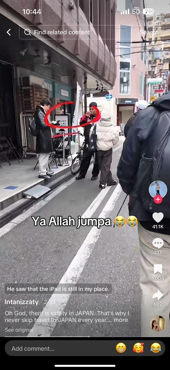 遊客日本街頭唔見iPad 隔天發現原封不動勁感動！網民指在日本只有1物會被偷 