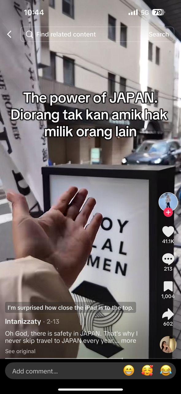 遊客日本街頭唔見iPad 隔天發現原封不動勁感動！網民指在日本只有1物會被偷 