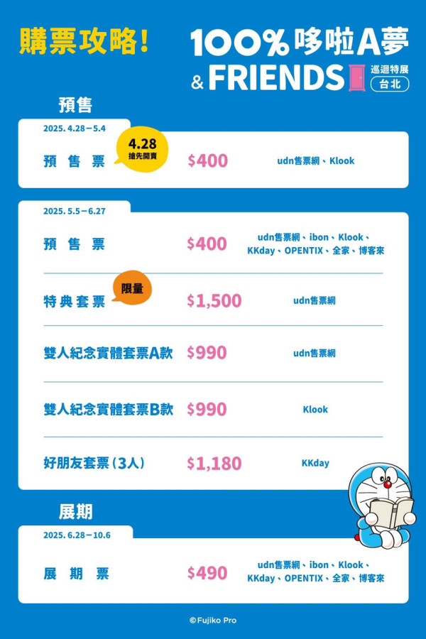 多啦A夢巡迴展六月登陸台北！逾百隻特別造型雕塑/巨型充氣公仔 附購票連結 