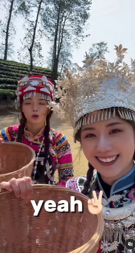 聲夢小花雲南浸溫泉罕曬香肩 首拍旅遊節目勇闖雲峰山 