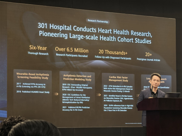 HUAWEI TruSense健康監測再進化 僅60秒完成「微體檢」覆蓋逾10項指標 將推動更多醫療級健康應用落地