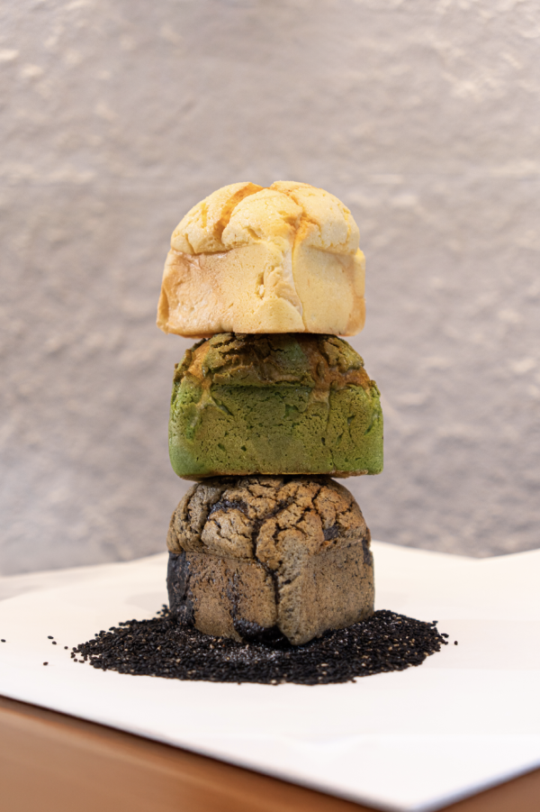 鑽石山日式烘焙店推出$5爆漿菠蘿包限時優惠   原味吉士／抹茶流心／濃郁黑芝麻